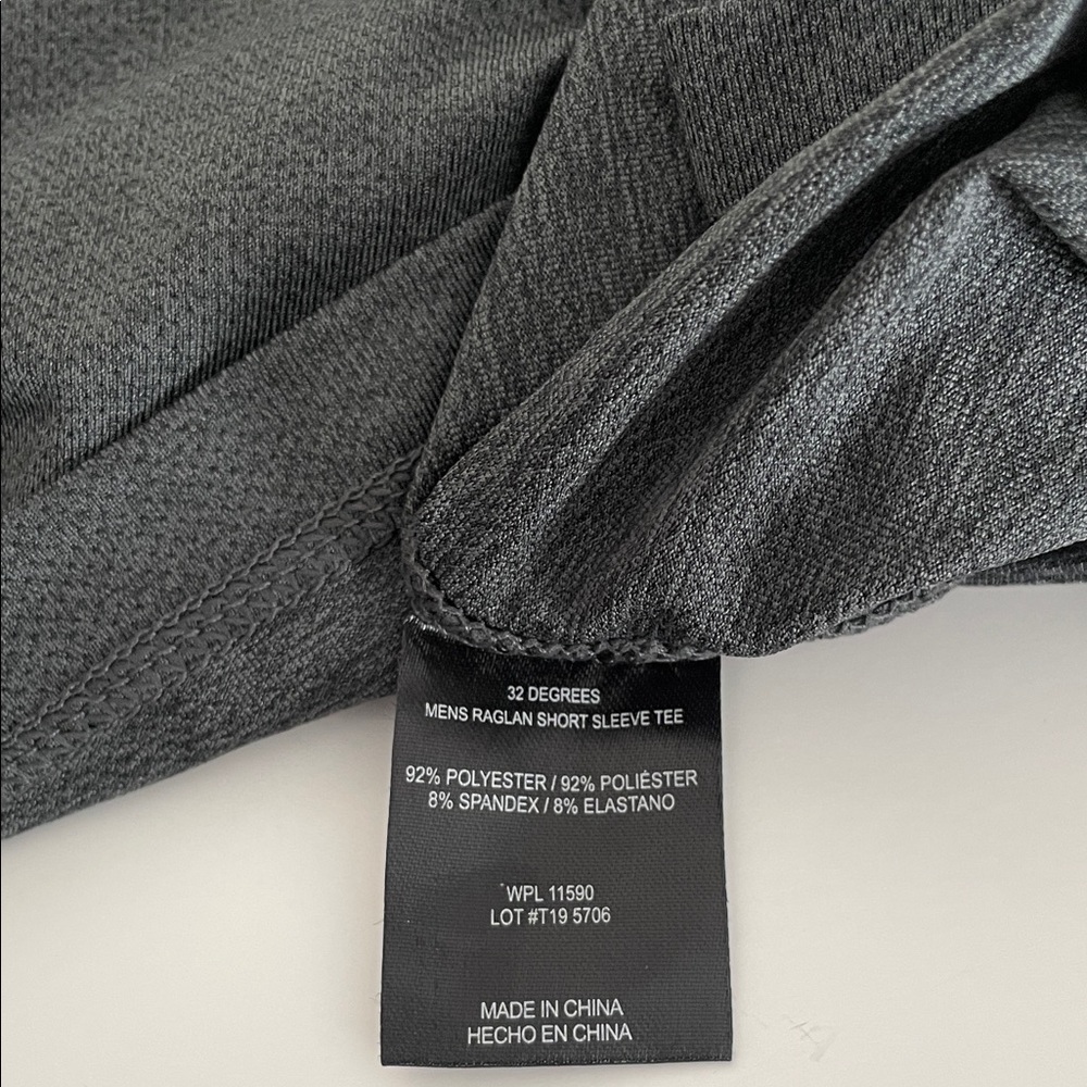 32 Degrees Cool Stretch Comfort Color Charcoal Size XL - Picture 7 of 8